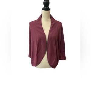 LOFT Cardigan Sweater Shrug Open Front Casual - Size Large
